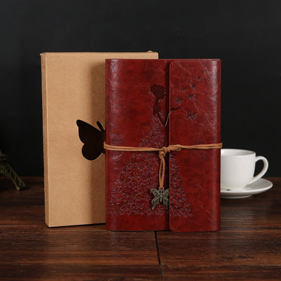 Libreta Portátil de Hojas Sueltas Estilo Retro con Papel Kraft - Image 12