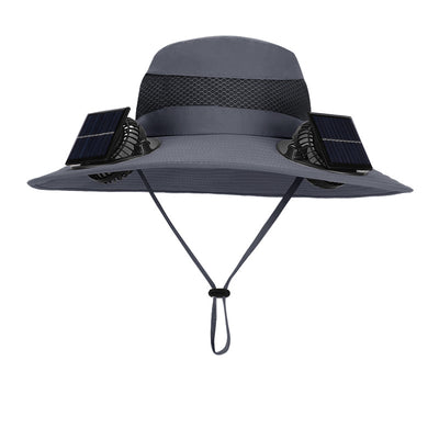 Gorro Ventilado con Doble Ventilador Solar para Hombre - Outdoor y Montaña - Image 3