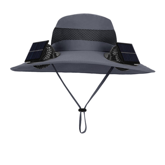 Gorro Ventilado con Doble Ventilador Solar para Hombre - Outdoor y Montaña - Image 3