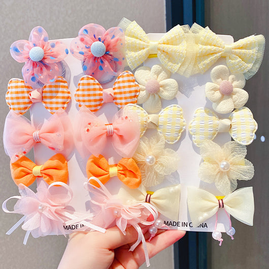 Clip de Cabello con Moño Floral para Niñas - Diseño Princesa Hada - Image 11