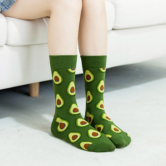 Calcetines Jacquard de Moda Unisex con Diseño Animal