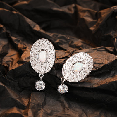 Aretes Vintage Circón Grandes Exagerados - Image 5