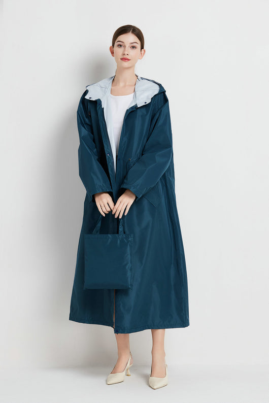 Gabardina Impermeable de Largo Medio para Mujer - Image 10