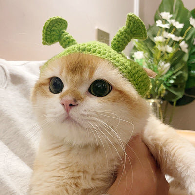 Gorro de Lana Tejido para Mascotas Estilo Británico - Primavera y Verano - Image 10
