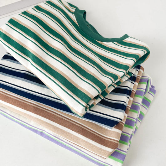 Playera Infantil a Rayas Estilo Vintage - Image 4