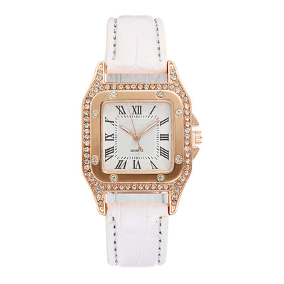 Reloj Cuadrado con Cristales para Mujer - Image 10