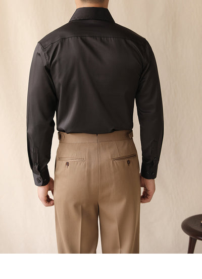 Camisa Manga Larga con Cuello Integrado - Image 18