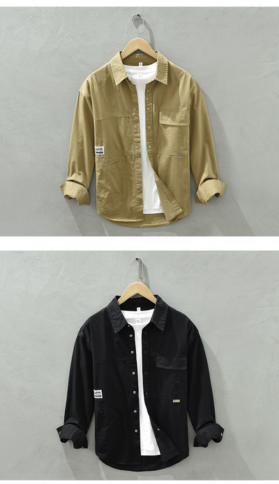 Camisa Casual Suelta para Hombre - Image 16