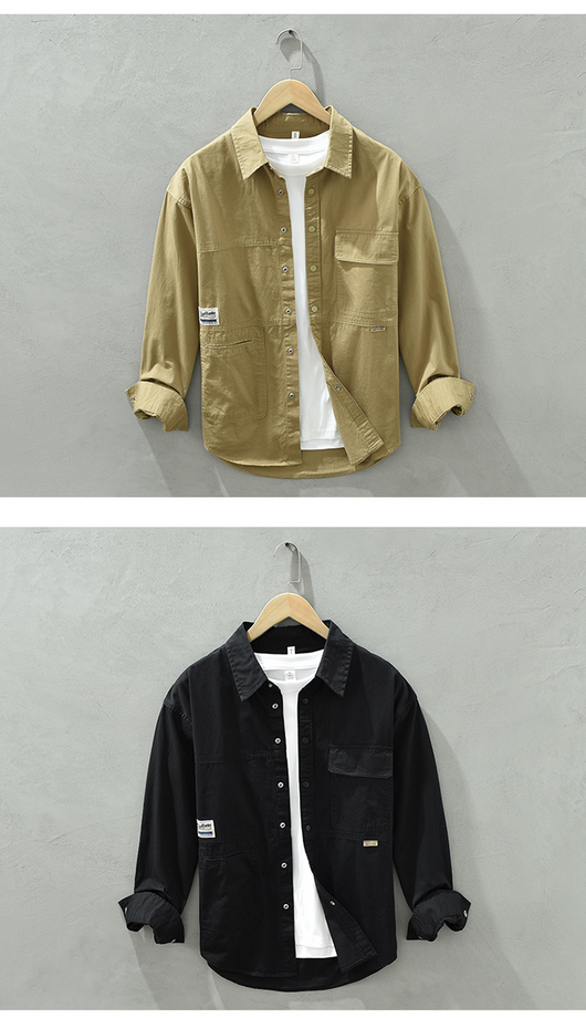 Camisa Casual Suelta para Hombre - Image 16