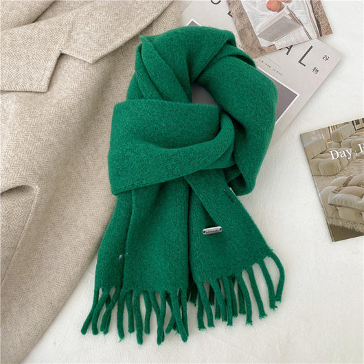 Bufanda Retro de Invierno Premium Multiuso Color Sólido - Image 14