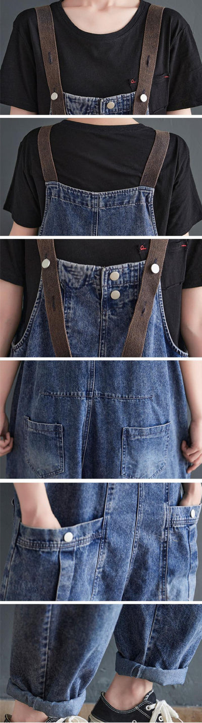 Overoles para Mujer: Diseño Holgado y Ajustado Estudiante - Image 13