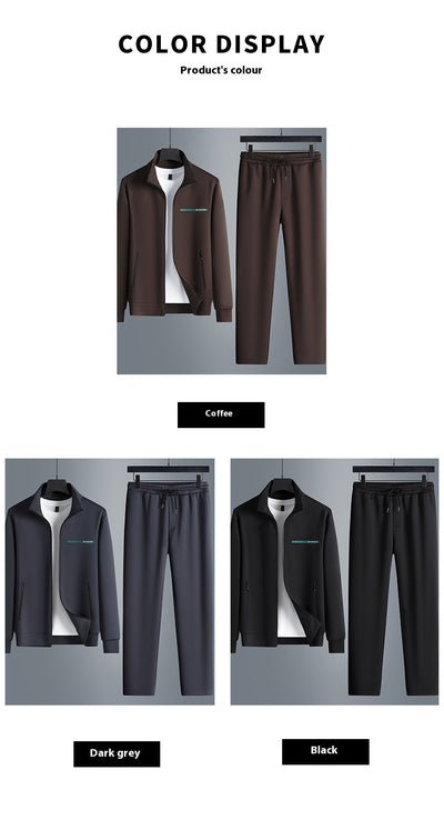 Conjunto Deportivo Casual de Dos Piezas con Mangas Largas para Hombre - Image 10