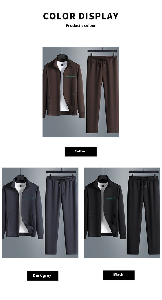Conjunto Deportivo Casual de Dos Piezas con Mangas Largas para Hombre - Image 10