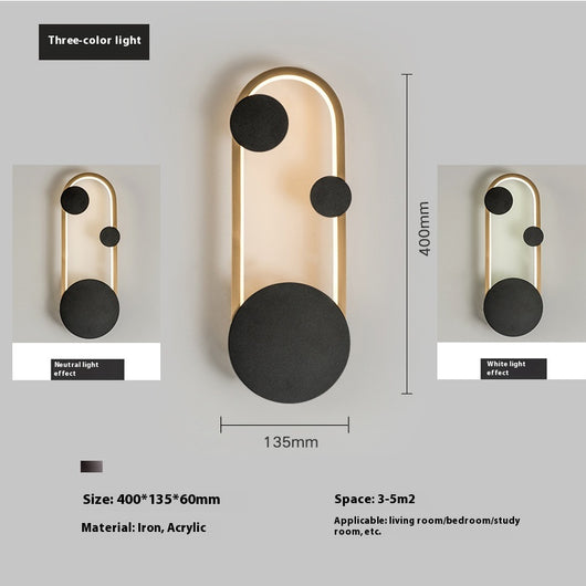 Lámpara de Pared Estilo Nórdico para Dormitorio y Sala de Estar - Image 8