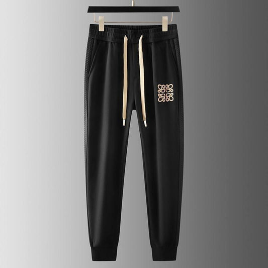 Pantalones Deportivos Harem de Lujo con Bordado y Cinta a Juego para Otoño