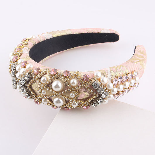 Diadema Barroca Voluminosa con Esponja Estilo Europeo - Image 12