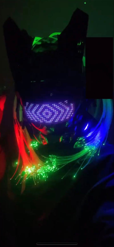 Casco Inteligente con Tecnología de Máscara Luminosa - Image 10