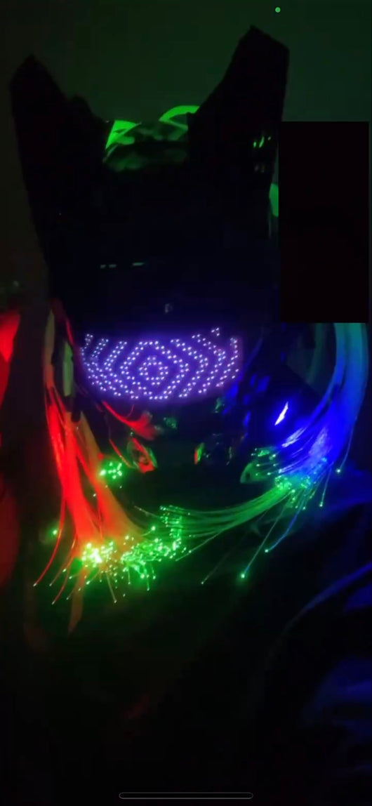Casco Inteligente con Tecnología de Máscara Luminosa - Image 10