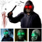 Máscara de Látex Calavera con Boca Móvil para Halloween - Disfraz de Asesino Aterrador