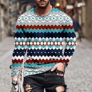 Camisa Manga Larga Hombre Símbolo Rombo Estampado - Image 5