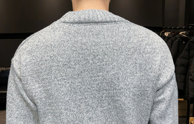 Suéter Holgado de Cuello Redondo para Jóvenes - Perfecto para Invierno - Image 12