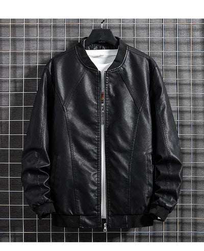 Chaqueta de Cuero Premium para Hombre - Abrigo Grueso y Cálido - Image 7