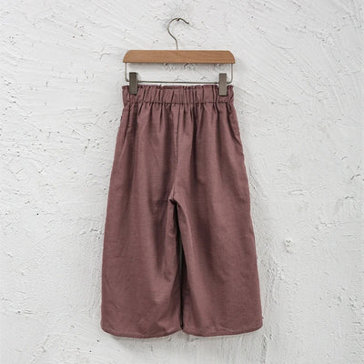 Pantalón Ancho de Lino y Algodón con Cintura Elástica - Image 20