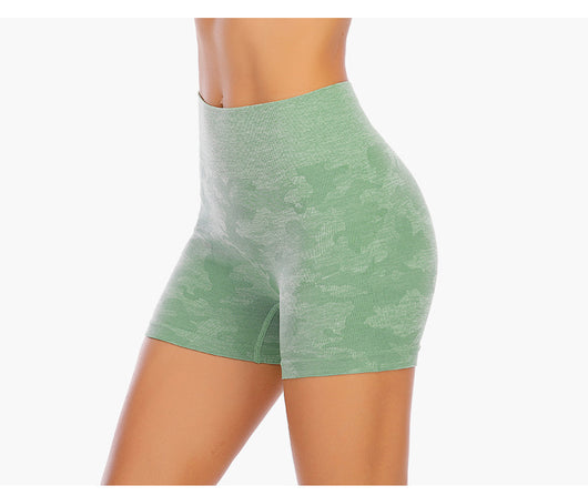 Shorts de Yoga Camuflaje Súper Elásticos sin Costuras - Image 13