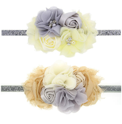 Diadema Bebé Bordada con Brillos Detalles Raw Edge - Image 3