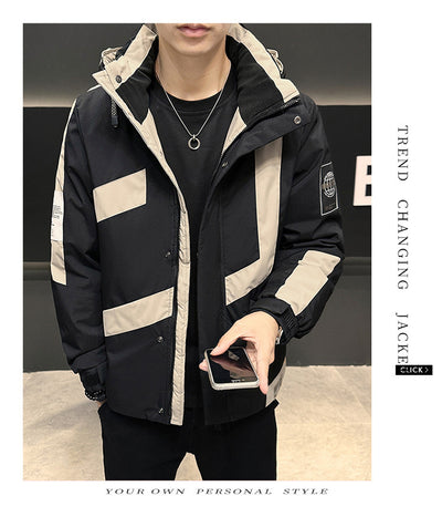 Chaqueta de Trabajo Acolchada Corta para Hombre Invierno - Image 14