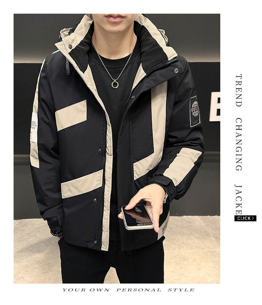Chaqueta de Trabajo Acolchada Corta para Hombre Invierno - Image 14