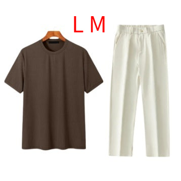 Sudadera Camiseta Hombre Estilo Coreano Manga Corta Ajuste Holgado - Image 13