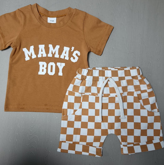 Conjunto Dos Piezas: Short y Blusa Cuello Redondo a Cuadros - Image 10