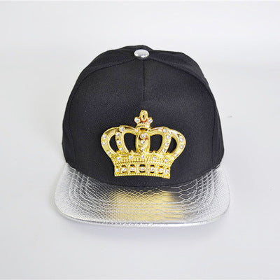 Gorra de Béisbol Hip-hop con Visera Plana y Detalles Diamantados para Protección Solar - Image 6
