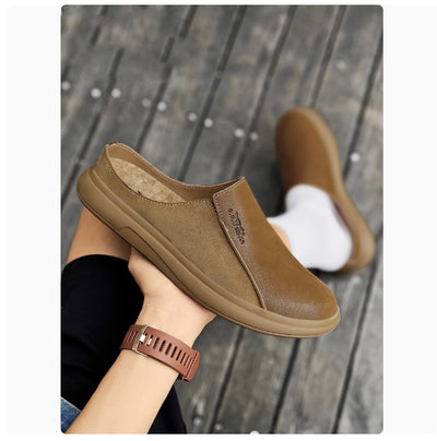 Sandalias de Cuero para Hombre con Desodorante - Comodidad de Verano - Image 4