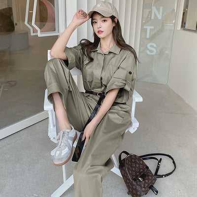 Jumpsuit Ancho Estilo Hong Kong para Trabajo y Casual - Image 9