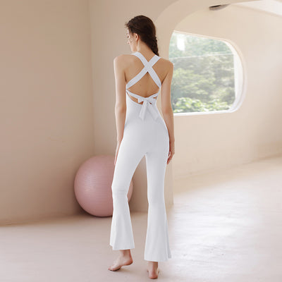 Jumpsuit Yoga con Espalda Abierta y Sostén Integrado - Image 10
