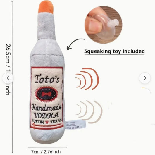 Juguete Masticable para Perros con Sonido de Botella de Vino - Image 7