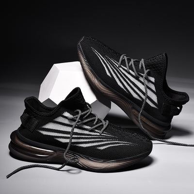 Zapatillas Deportivas Tejidas Volantes para Hombre - Estilo Coreano Transpirable - Image 10