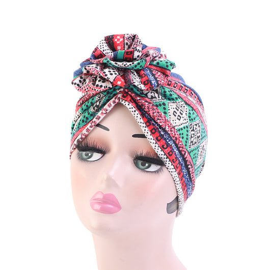 Sombrero Bandana de Algodón con Estampado Floral - Image 4
