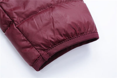 Chaqueta Acolchada de Plumón Ligera para Hombre Talla Grande - Image 8