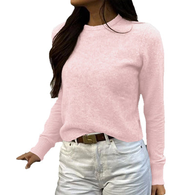Suéter de Lana Manga Larga para Mujer - Prenda Base Versátil - Image 4
