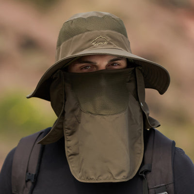 Gorro de Pesca Multifuncional con Protección Solar para Hombre - Image 4