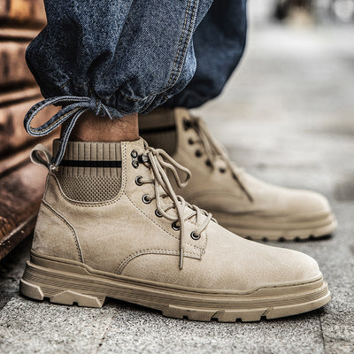 Zapatos Casuales Mid-Top para Hombre - Estilo Urbano Tendencia - Image 8