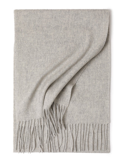 Bufanda de Cachemira Pura con Efecto Ripple - Abrigo Elegante y Cálido - Image 10