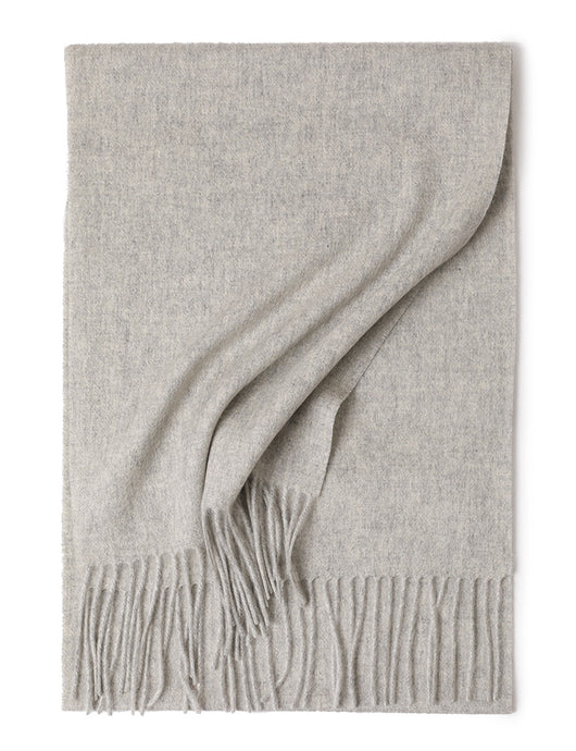 Bufanda de Cachemira Pura con Efecto Ripple - Abrigo Elegante y Cálido - Image 10