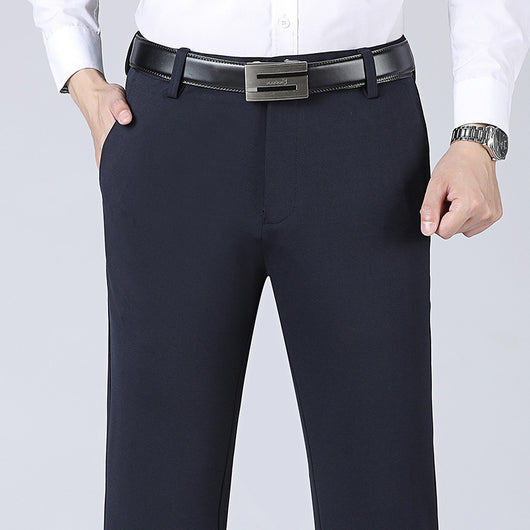 Pantalones Casuales Ejecutivos Stretch Corte Recto para Hombre - Image 7