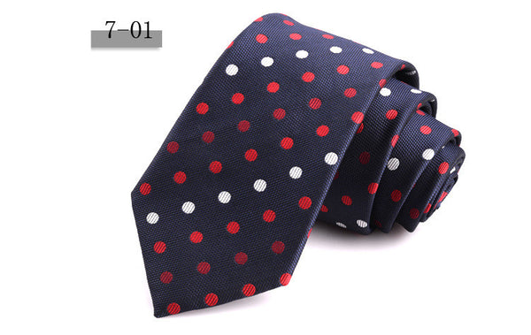 Corbata Formal Rayada de 7cm para Hombre - Elegancia Empresarial - Image 4