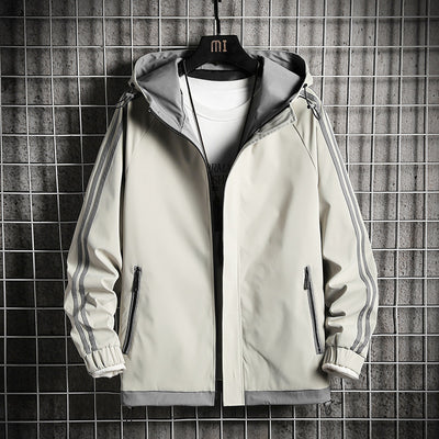 Chaqueta Cardigan de Trabajo con Capucha y Tres Barras para Hombre - Image 11