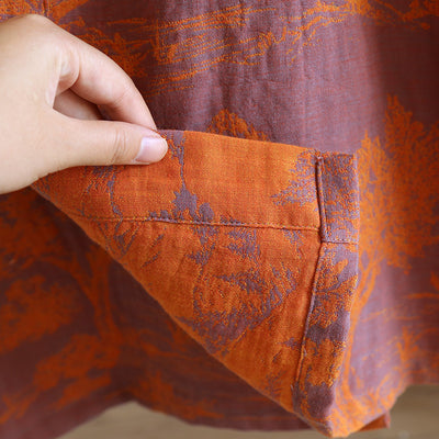 Bata de Algodón Suave para Pareja con Encaje Jacquard Doble - Image 18